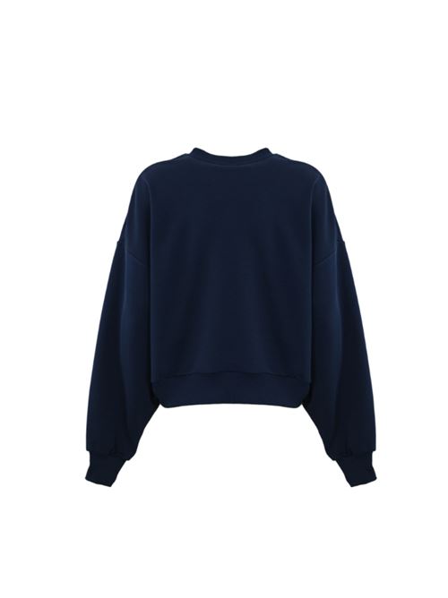 SWEATSHIRT WITH LOGO ELISABETTA FRANCHI | MD00551E2DC8 oltremare